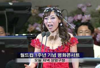월드컵 1주년 기념 평화콘서트